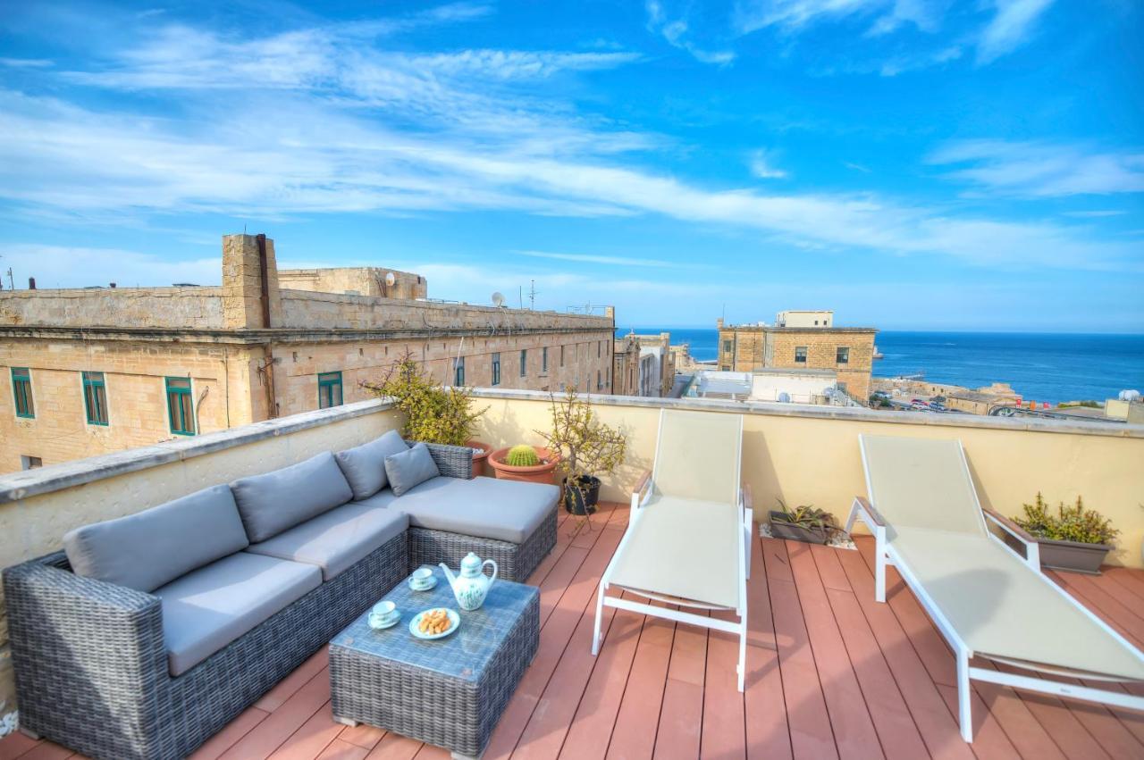Comfy 1 Bedroom - Sun Terrace & Sea Views Gbuh1-1 Valletta Exterior foto